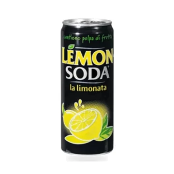 Lemon Soda Citrom 0,33 l dobozos olasz citromos szénsavas üdítőital