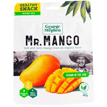 Mr. Mango, 40g Prémium aszalt mangó, szelet termékkép 40 g