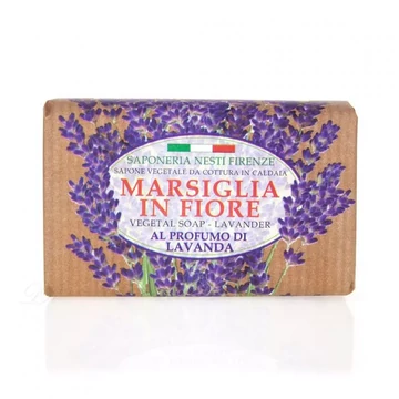 MARSIGLIA IN FIORE - LAVENDER &amp; JUNIPER 125 gr – levendula-boróka