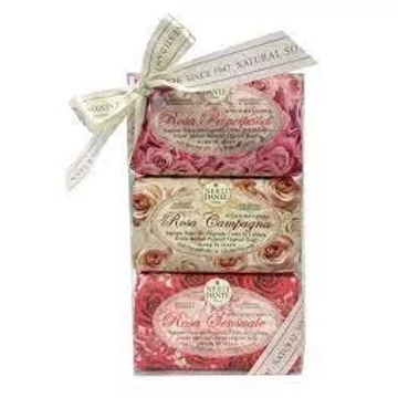 LE ROSE AJÁNDÉKSZETT - 3 x 150 gr (Principessa, campagna, sensuale)