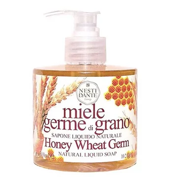 Mézes – búzacsírás folyékony szappan pumpás adagolóval – SLS MENTES – 300 ML