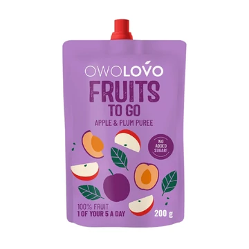 Owolovo Fruits to Go Gyümölcspüré Alma-Szilva termékkép