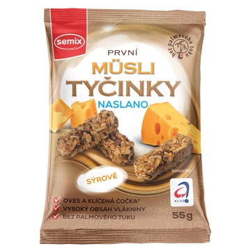 Semix Müzlifalatok csíráztatott Vörös lencsével Sajtos termékkép
