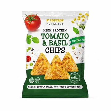 Popcrop Protein Piramis snack Paradicsom-bazsalikom termékkép
