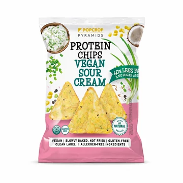 Popcrop Protein Piramis snack Tejfölös-hagymás termékkép