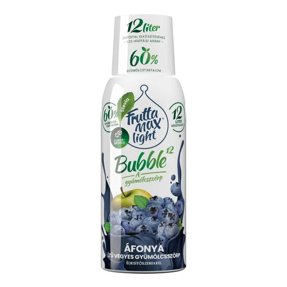 FruttaMax Bubble12 light áfonya (DRS)