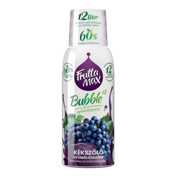 FruttaMax Bubble12 kékszőlő (DRS)