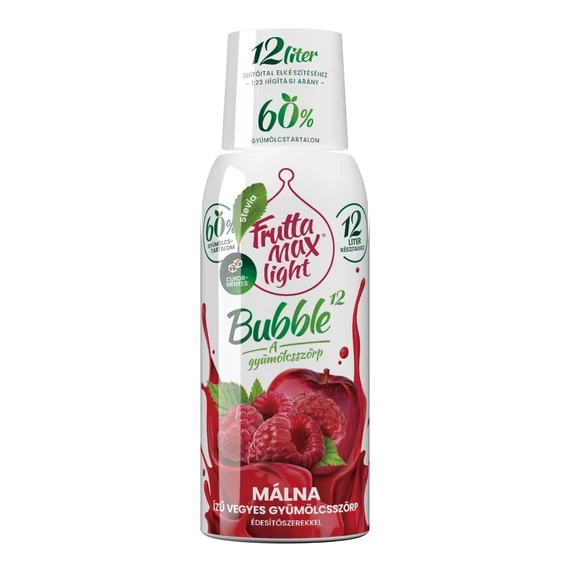 FruttaMax Bubble12 light málna (DRS)