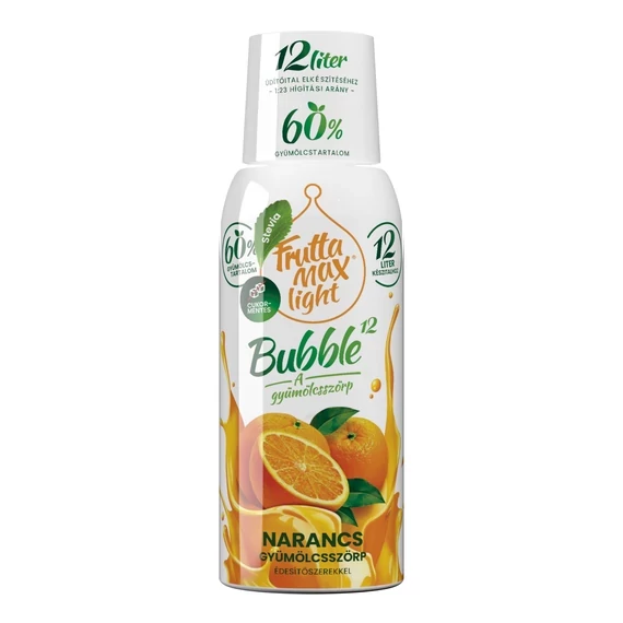 FruttaMax Bubble12 light narancs (DRS)