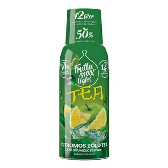 FruttaMax Bubble12 light citromos zöld tea (DRS)