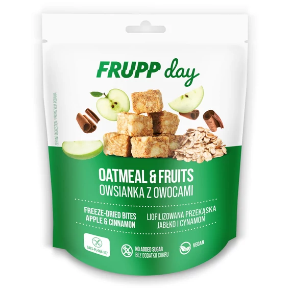 Frupp Day liofilizált zabfalatok Alma-fahéj termékkép