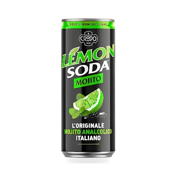 Lemon Soda Mojito 0,33 l dobozos lime és menta ízű alkoholmentes szénsavas üdítőital