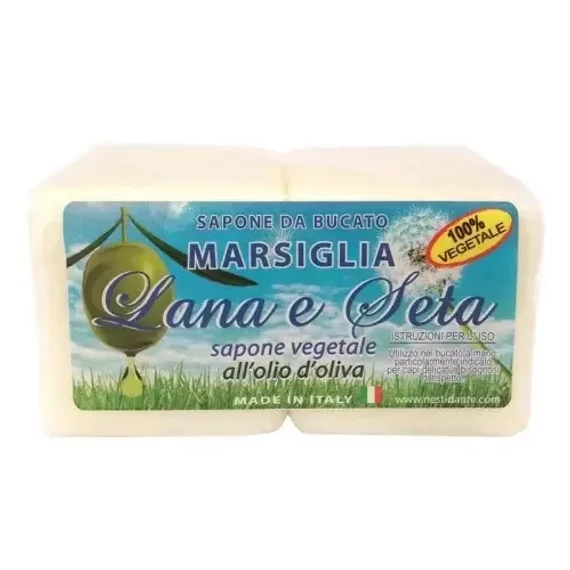 LANA&SETA , with OLIVE OIL .Laundry Soap  - g.150X2