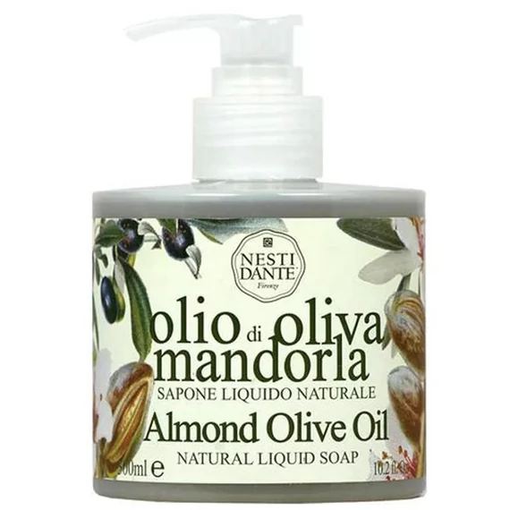 Mandula – olíva folyékony szappan pumpás adagolóval – SLS MENTES – 300 ML