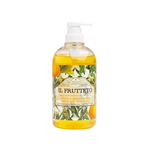 Il Frutteto – Olíva-mandarin – 500 ml folyékony szappan pumpás adagolóval