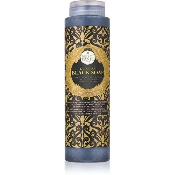 Luxury Black - Fekete hab- és tusfürdő - 300 ml
