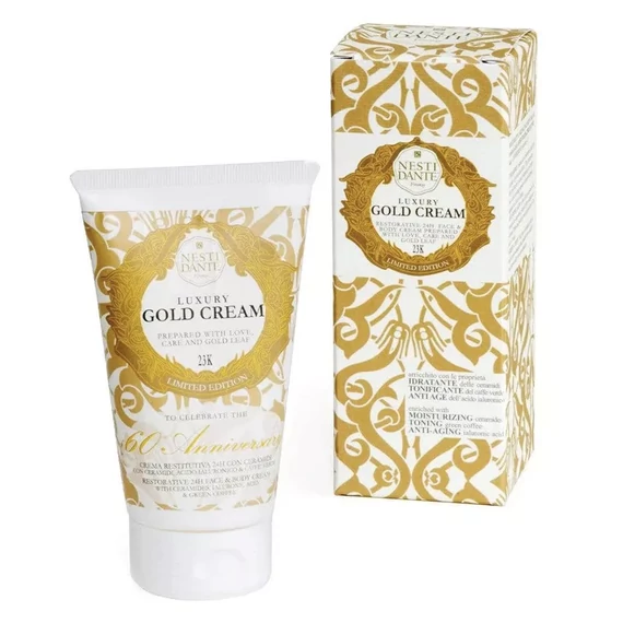 LUXURY GOLD CREAM – Arc- és testkrém – 150 gr