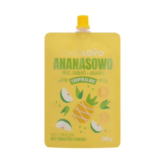 Owolovo Gyümölcspüré Alma-Ananász termékkép