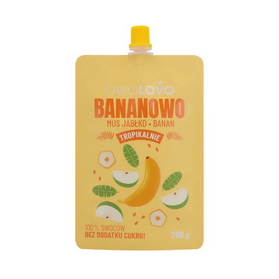 Owolovo Gyümölcspüré Alma-Banán termékkép