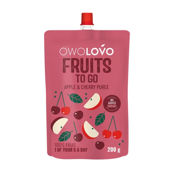 Owolovo Fruits to Go Gyümölcspüré Alma-Meggy termékkép