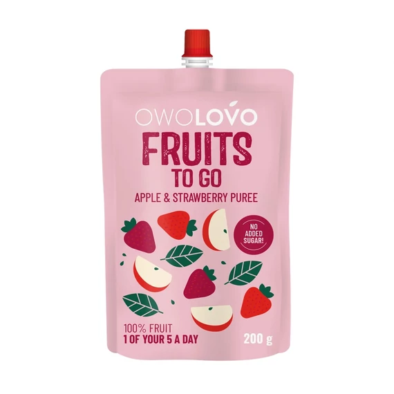 Owolovo Fruits to Go Gyümölcspüré Alma-Eper termékkép