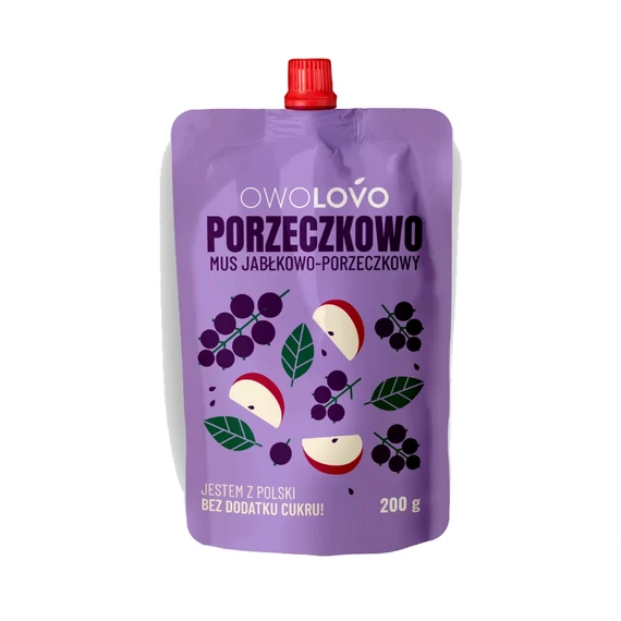 Owolovo Gyümölcspüré Alma-Feketeribizli termékkép