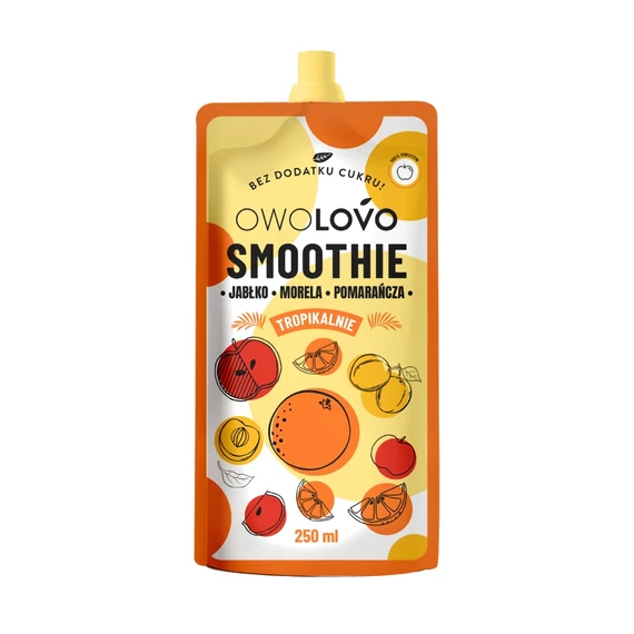 Owolovo Smoothie Alma-Narancs-sárgabarack termékkép