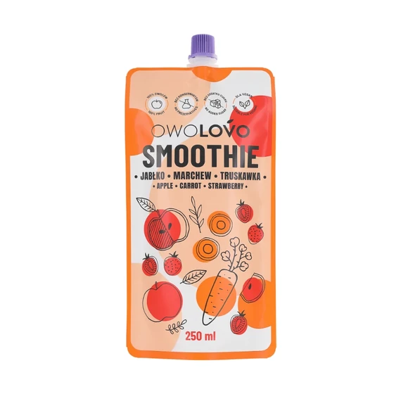 Owolovo Smoothie Alma-Sárgarépa-Eper termékkép