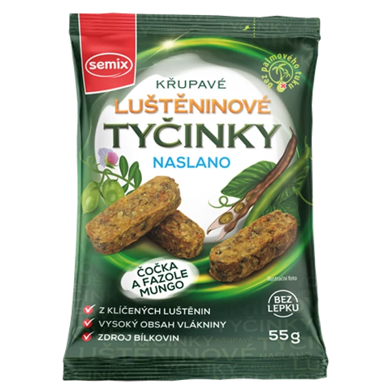 Semix Müzlifalatok csíráztatott Vörös lencsével, Mungóbabbal, fűszeres termékkép