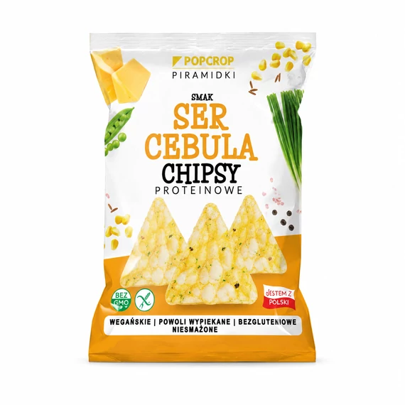 Popcrop Protein Piramis snack Sajtos-hagymás termékkép