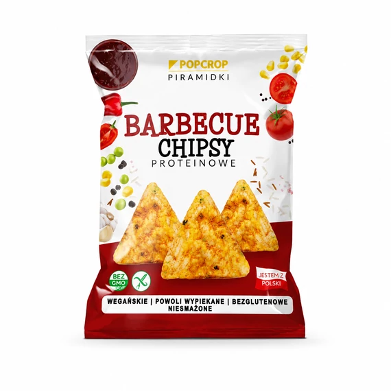 Popcrop Protein Piramis snack Barbecue termékkép