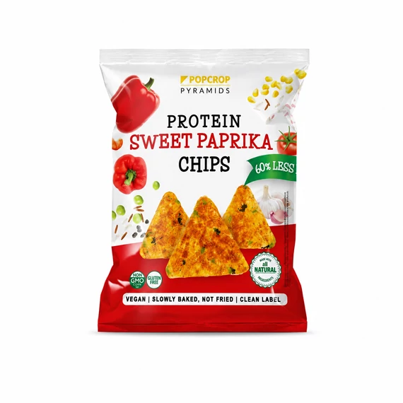 Popcrop Protein Piramis snack Paprikás termékkép